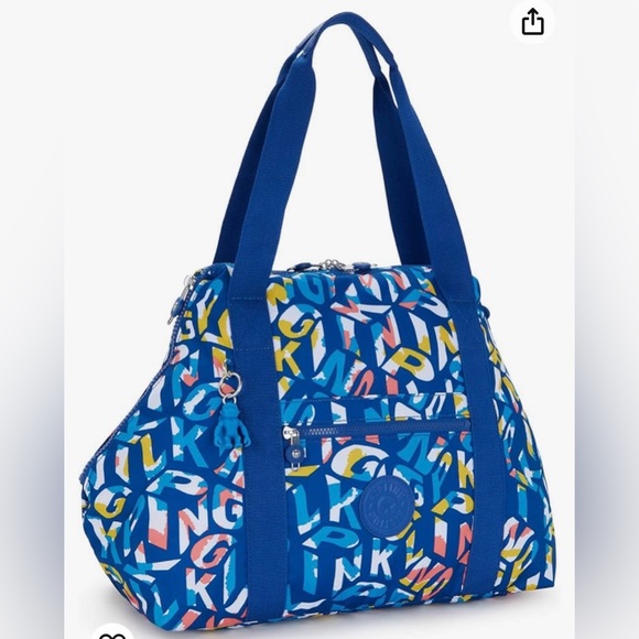 Set - Kipling Logo Medium Art Tote and Abanu Multi Convertible Crossbody Bag - Picture 8 of 11